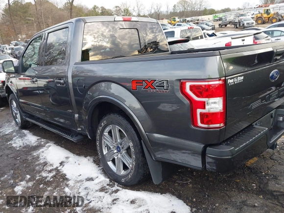 2019 Ford F-150 XL with VIN 1FTEW1E55KFD39996, listed as a IAAI auction lot 41327273 with 28,220 mi miles. Bid and sale history available at carsss.com. Image 3.