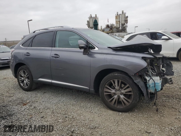 2013 Lexus RX 350 with VIN 2T2ZK1BA6DC116842, listed as a Copart auction lot 53056845 with 128,795 mi miles and Salvage Title. Bid and sale history available at DreamBid. Image 4.
