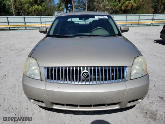 2005 Mercury Montego Premier with VIN 1MEFM42195G624355, listed as a Copart auction lot 78542964 with 0 mi miles and Salvage Title. Bid and sale history available at carsss.com. Image 5.