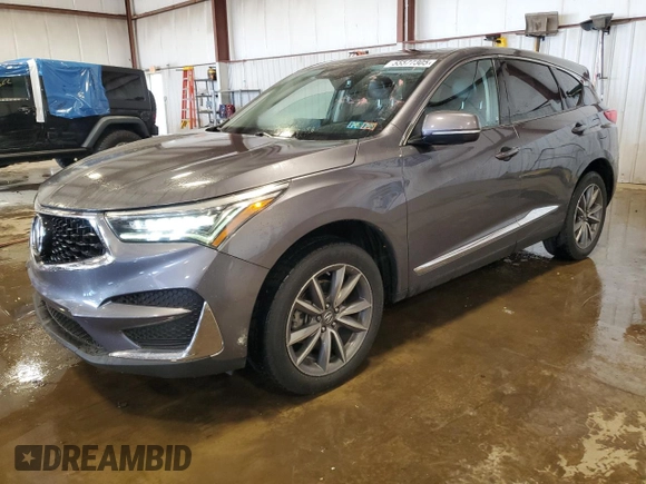 2019 Acura RDX Technology with VIN 5J8TC2H53KL013988, listed as a Copart auction lot 55577305 with 67,878 mi miles and Salvage title. Bid and sale history available at DreamBid. Image 1.
