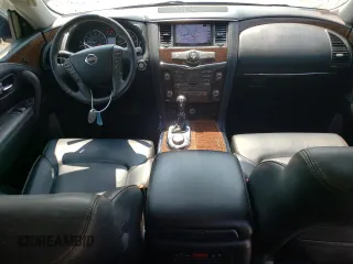 2018 Nissan Armada SV with VIN JN8AY2NCXJ9555213, listed as a Copart auction lot 67532134 with 84,006 mi miles and Salvage Title. Bid and sale history available at carsss.com. Image 8.