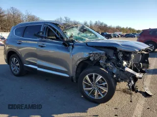 2019 Hyundai Santa Fe Ultimate with VIN 5NMS5CAD4KH041408, listed as a Copart auction lot 80168674 with 0 mi miles and Salvage Title. Bid and sale history available at carsss.com. Image 4.