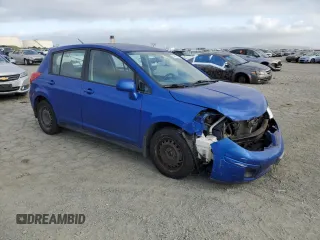 2009 Nissan Versa S with VIN 3N1BC13E19L414565, listed as a Copart auction lot 54275475 with 105,257 mi miles and Salvage Title. Bid and sale history available at DreamBid. Image 4.