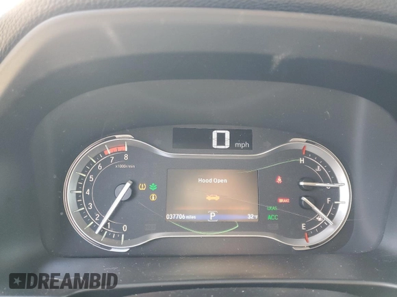 2020 Honda Ridgeline RTL with VIN 5FPYK3F54LB025479, listed as a Copart auction lot 89252185 with 37,706 mi miles and Salvage title. Bid and sale history available at DreamBid. Image 9.