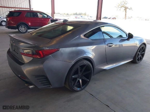 2015 Lexus RC 350 with VIN JTHHE5BC8F5003098, listed as a IAAI auction lot 41712949 with NaN miles. Bid and sale history available at carsss.com. Image 4.