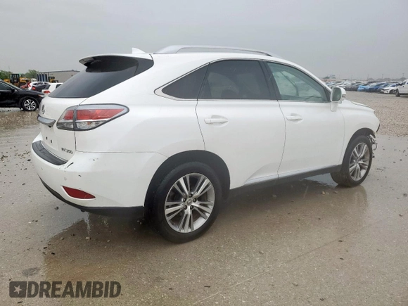 2015 Lexus RX 350 with VIN JTJBK1BA8F2475033, listed as a Copart auction lot 54568215 with 120,253 mi miles and Salvage Title. Bid and sale history available at DreamBid. Image 3.