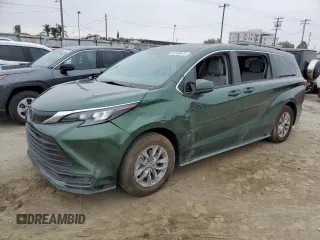 2024 Toyota Sienna LE z VIN 5TDBRKEC7RS187146, wystawiony jako Copart lot #62698875 z przebiegiem 21 611 mil mil oraz Szkoda całkowita • Salvage title. Historia ofert i sprzedaży dostępna na DreamBid. Obrazek 1.