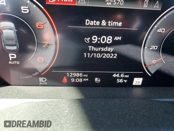 2019 Audi A6 Premium Plus with VIN WAUL2AF29KN057810, listed as a Copart auction lot 66969242 with 12,986 mi miles. Bid and sale history available at carsss.com. Image 8.