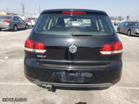 2010 Volkswagen Golf with VIN WVWDB7AJ4AW307245, listed as a Copart auction lot 75751764 with 114,569 mi miles and Salvage Title. Bid and sale history available at carsss.com. Image 6.