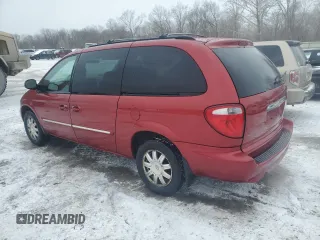 2007 Chrysler Town & Country LWB Touring with VIN 2A8GP54L67R207318, listed as a Copart auction lot 46127425 with 57,155 mi miles and Salvage Title. Bid and sale history available at carsss.com. Image 2.