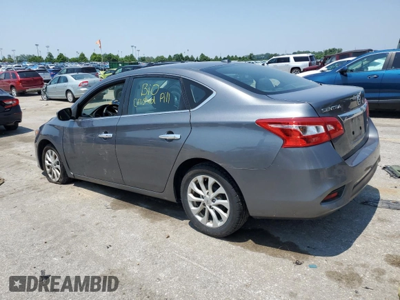 2019 Nissan Sentra S with VIN 3N1AB7AP2KY302226, listed as a Copart auction lot 60117335 with 99,116 mi miles and Salvage title. Bid and sale history available at DreamBid. Image 2.