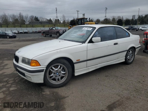 1997 BMW 3 Series 328is with VIN WBABG132XVET04869, listed as a Copart auction lot 45774015 with 123,280 mi miles and Salvage Title. Bid and sale history available at carsss.com. Image 1.
