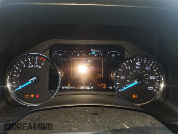 2019 Ford Expedition Max XLT z VIN 1FMJK1HT7KEA05863, wystawiony jako Copart lot #57349405 z przebiegiem 107 960 mil mil oraz Szkoda całkowita • Salvage title. Historia ofert i sprzedaży dostępna na DreamBid. Obrazek 9.