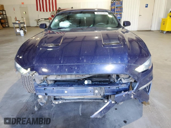 2018 Ford Mustang EcoBoost with VIN 1FA6P8TH6J5184358, listed as a Copart auction lot 46932365 with 99,741 mi miles and Clean Title. Bid and sale history available at DreamBid. Image 5.