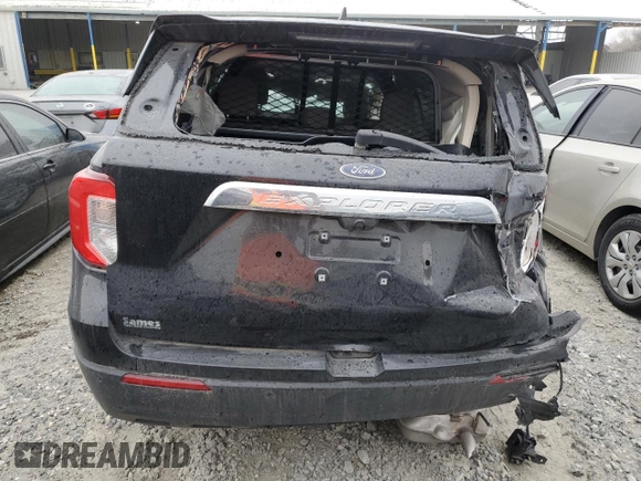 2022 Ford Explorer with VIN 1FMSK7BH6NGB46685, listed as a Copart auction lot 88434925 with Not Provided miles and Salvage Title. Bid and sale history available at carsss.com. Image 6.