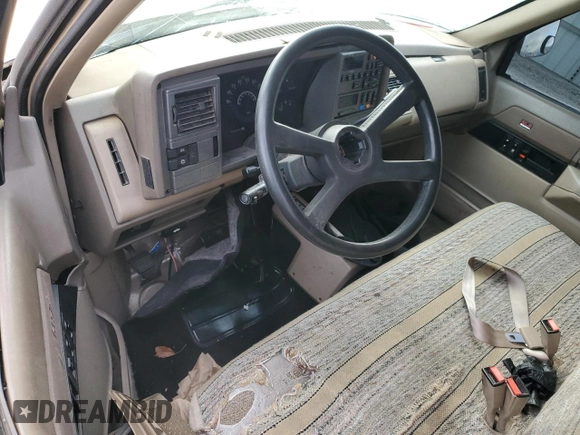 1989 GMC Sierra 1500 with VIN 2GTEK14K0K1565339, listed as a Copart auction lot 83792294 with Not Provided miles and Salvage Title. Bid and sale history available at DreamBid. Image 8.