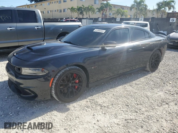 2019 Dodge Charger SRT Hellcat with VIN 2C3CDXL95KH571734, listed as a Copart auction lot 41389095 with 44,202 mi miles and Non Repairable. Bid and sale history available at DreamBid. Image 1.