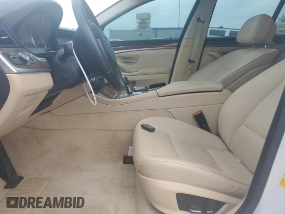 2011 BMW 5 Series 535i with VIN WBAFR7C50BC806368, listed as a Copart auction lot 51982855 with 108,705 mi miles and Salvage Title. Bid and sale history available at carsss.com. Image 7.