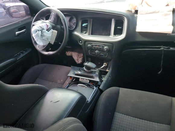 2019 Dodge Charger Scat Pack with VIN 2C3CDXGJ3KH711123, listed as a Copart auction lot 48477385 with 0 mi miles and Salvage Title. Bid and sale history available at carsss.com. Image 8.