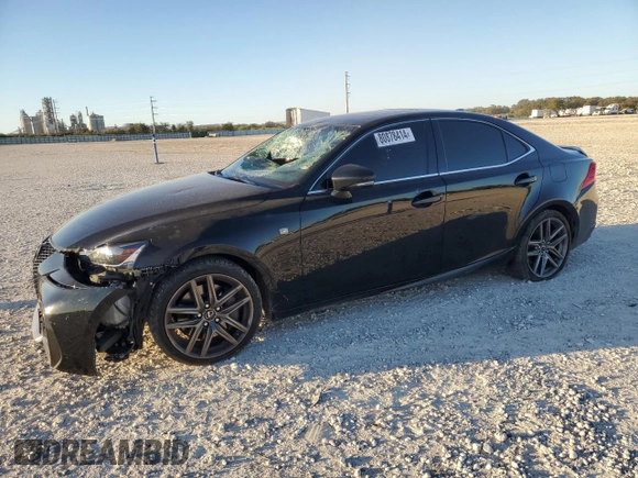 2017 Lexus IS 350 with VIN JTHBE1D22H5030500, listed as a Copart auction lot 80878414 with 76,788 mi miles and Salvage Title. Bid and sale history available at DreamBid. Image 1.