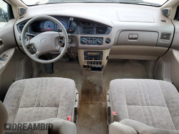 2001 Toyota Sienna LE with VIN 4T3ZF13C71U399066, listed as a Copart auction lot 85601134 with 81,233 mi miles and Salvage Title. Bid and sale history available at carsss.com. Image 8.