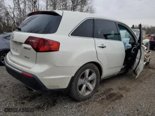 2013 Acura MDX Advance Pkg with VIN 2HNYD2H61DH001939, listed as a Copart auction lot 50712225 with 0 mi miles and Salvage Title. Bid and sale history available at carsss.com. Image 3.