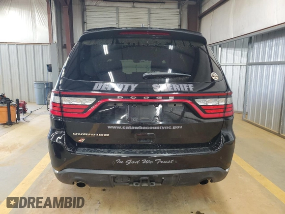 2022 Dodge Durango Pursuit with VIN 1C4SDJFT6NC197735, listed as a Copart auction lot 49824055 with 43,817 mi miles and Salvage title. Bid and sale history available at DreamBid. Image 6.