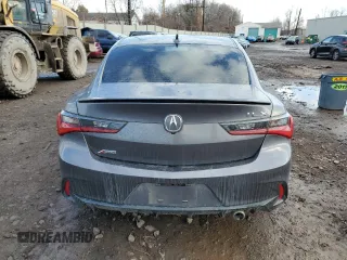 2020 Acura ILX w/Premium/A-SPEC Pkg with VIN 19UDE2F83LA005558, listed as a Copart auction lot 70951894 with 44,913 mi miles and Salvage Title. Bid and sale history available at carsss.com. Image 6.