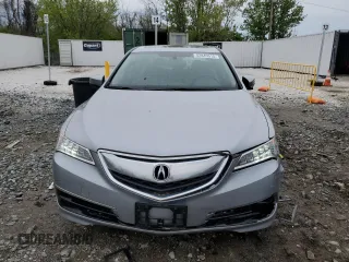 2017 Acura TLX with VIN 19UUB1F38HA008423, listed as a Copart auction lot 52849515 with 136,263 mi miles and Salvage title. Bid and sale history available at DreamBid. Image 5.