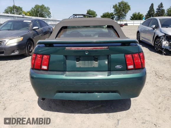 2003 Ford Mustang Deluxe z VIN 1FAFP44493F325215, wystawiony jako Copart lot #53830355 z przebiegiem 58 002 mil mil oraz Czysty tytuł • Clean title. Historia ofert i sprzedaży dostępna na DreamBid. Obrazek 6.