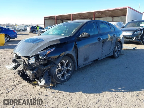 2020 Kia Forte LXS with VIN 3KPF24ADXLE178555, listed as a IAAI auction lot 41456183 with 81,415 mi miles. Bid and sale history available at carsss.com. Image 2.