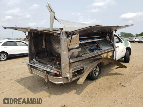 2008 GMC Sierra 1500 with VIN 1GTHC24K58E173917, listed as a Copart auction lot 63763594 with Not Provided miles and Salvage Title. Bid and sale history available at DreamBid. Image 3.