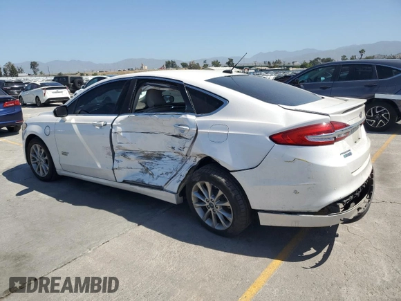 2017 Ford Fusion Titanium with VIN 3FA6P0SU8HR229470, listed as a Copart auction lot 57185625 with 97,973 mi miles and Salvage title. Bid and sale history available at DreamBid. Image 2.