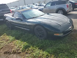 2000 Chevrolet Corvette with VIN 1G1YY32G2Y5107601, listed as a Copart auction lot 74361444 with 0 mi miles and Salvage Title. Bid and sale history available at carsss.com. Image 4.
