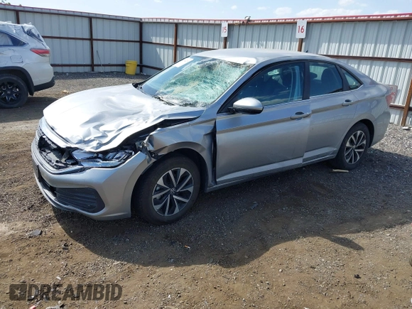 2024 Volkswagen Jetta S with VIN 3VW5M7BU4RM030919, listed as a IAAI auction lot 42552225 with 39,504 mi miles and . Bid and sale history available at DreamBid. Image 17.