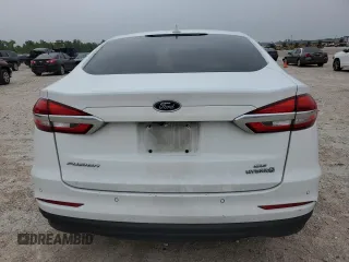 2019 Ford Fusion Hybrid SE with VIN 3FA6P0LUXKR207945, listed as a Copart auction lot 48043383 with 137,807 mi miles. Bid and sale history available at carsss.com. Image 6.