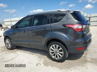 2017 Ford Escape Titanium with VIN 1FMCU0J95HUF02694, listed as a Copart auction lot 49861745 with 114,602 mi miles and Salvage Title. Bid and sale history available at DreamBid. Image 2.