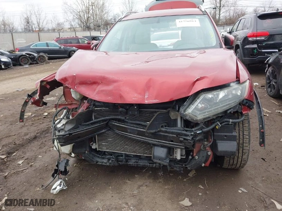 2016 Nissan Rogue SV with VIN 5N1AT2MV9GC785054, listed as a IAAI auction lot 41756914 with 163,680 mi miles. Bid and sale history available at carsss.com. Image 6.
