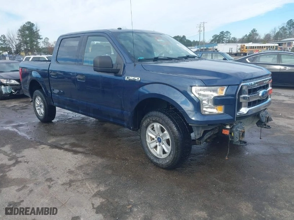 2017 Ford F-150 XL with VIN 1FTEW1EF0HFC37250, listed as a IAAI auction lot 41863556 with NaN miles. Bid and sale history available at carsss.com. Image 1.