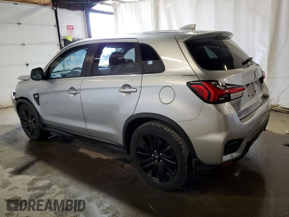 2022 Mitsubishi Outlander ES with VIN JA4ARUAU3NU021423, listed as a Copart auction lot 51933915 with 57,498 mi miles and Salvage title. Bid and sale history available at DreamBid. Image 2.