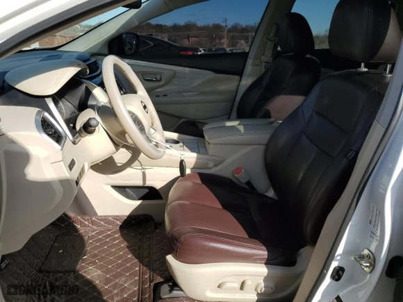 2017 Nissan Murano SV with VIN 5N1AZ2MG6HN125060, listed as a Copart auction lot 84016414 with 132,136 mi miles and Salvage Title. Bid and sale history available at carsss.com. Image 7.