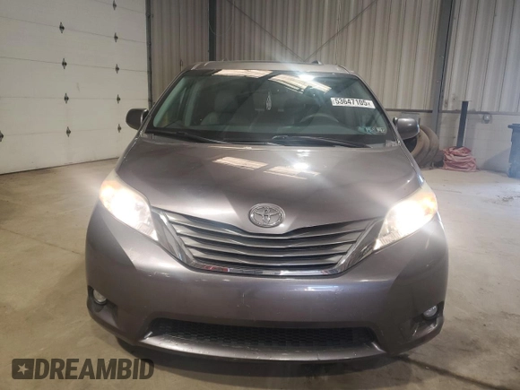 2011 Toyota Sienna XLE with VIN 5TDDK3DC7BS022224, listed as a Copart auction lot 53647105 with 168,291 mi miles and Salvage Title. Bid and sale history available at carsss.com. Image 5.