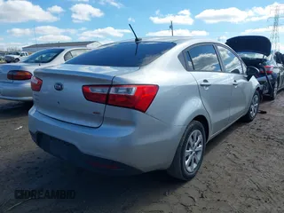 2013 Kia Rio LX with VIN KNADM4A37D6135384, listed as a IAAI auction lot 41740058 with 166,866 mi miles. Bid and sale history available at carsss.com. Image 4.