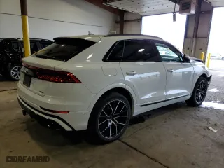 2020 Audi Q8 Prestige with VIN WA1FVAF15LD022939, listed as a Copart auction lot 57142233 with 35,061 mi miles. Bid and sale history available at carsss.com. Image 3.