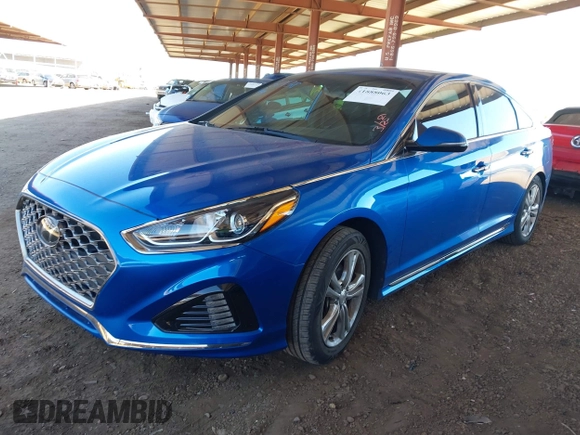2018 Hyundai Sonata Limited with VIN 5NPE34AF7JH598194, listed as a IAAI auction lot 41888063 with 53,805 mi miles. Bid and sale history available at carsss.com. Image 17.