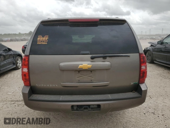 2011 Chevrolet Suburban LT with VIN 1GNSCJE00BR396287, listed as a Copart auction lot 51642665 with 219,648 mi miles and Salvage Title. Bid and sale history available at carsss.com. Image 6.