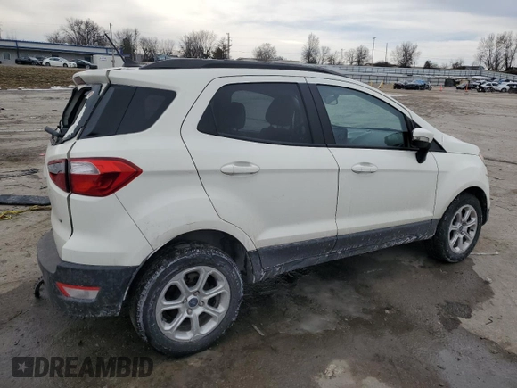 2021 Ford EcoSport SE with VIN MAJ3S2GE6MC404113, listed as a Copart auction lot 46473205 with 66,629 mi miles and Salvage Title. Bid and sale history available at carsss.com. Image 3.