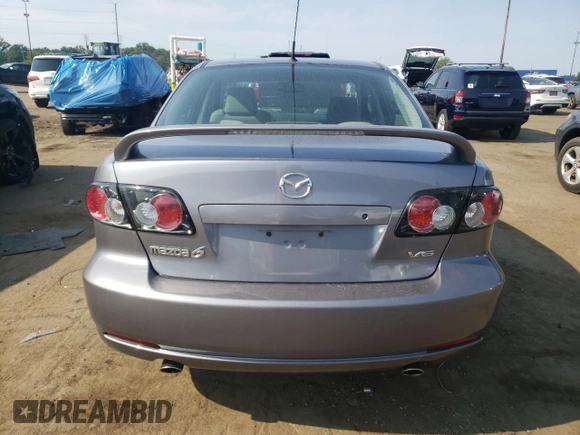 2007 Mazda 6 S Sport VE with VIN 1YVHP80D775M07725, listed as a Copart auction lot 71595624 with 107,165 mi miles and Clean Title. Bid and sale history available at DreamBid. Image 6.