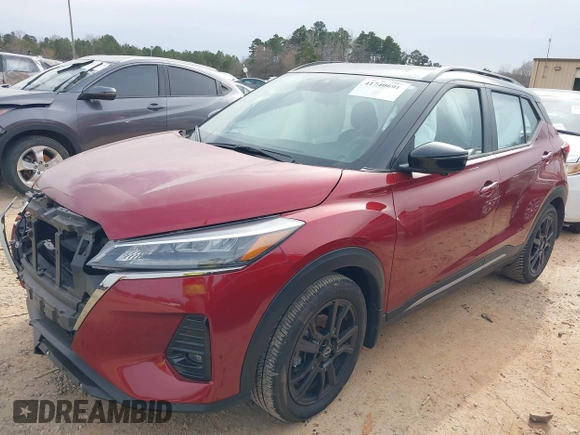 2023 Nissan Kicks SR with VIN 3N1CP5DV8PL543320, listed as a IAAI auction lot 41740691 with 20,112 mi miles and . Bid and sale history available at DreamBid. Image 2.