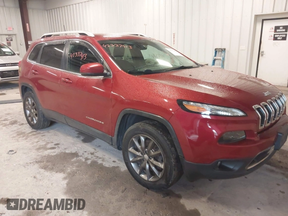 2016 Jeep Cherokee Limited z VIN 1C4PJMDS3GW130800, wystawiony jako IAAI lot #42337413 z przebiegiem 90 949 mil mil oraz . Historia ofert i sprzedaży dostępna na DreamBid. Obrazek 1.